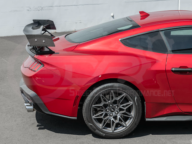 2024-UP FORD MUSTANG S650 COUPE | APR STYLE CARBON FIBER REAR HIGH WING SPOILER